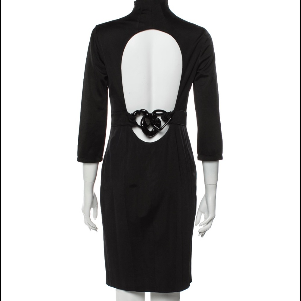 Versace Shesth Dress Black Size 6 Medium IT42